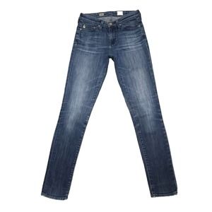 AG Adriano goldschmied The Prima cigarette leg blue skinny jeans 24 R